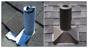 roof maintenance checklist -- venting pipes leaks