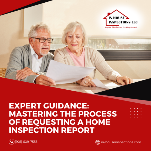 In-House Inspections LLC Expert Guidance_ Mastering the Process of Requesting a Home Inspection Report an elderly couple reviewing documents together