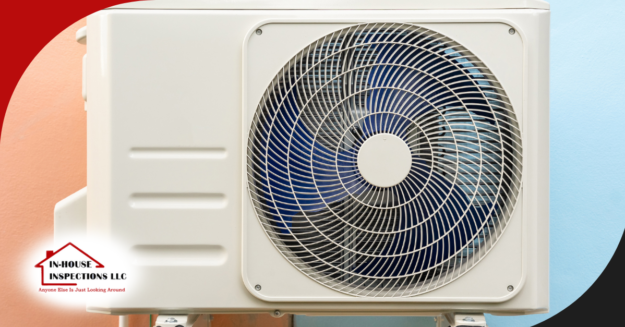 Close-up of outdoor air conditioning unit.