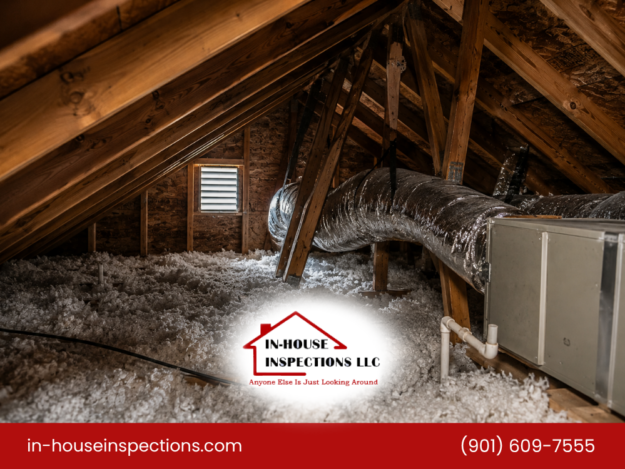 Attic insulation and HVAC ductwork inspection