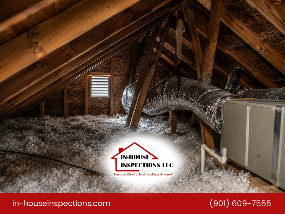 1 Attic insulation and HVAC ductwork inspection