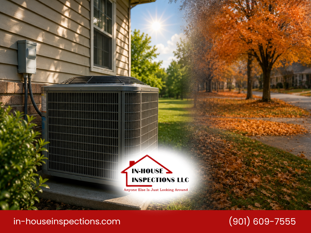 Home HVAC system inspection by In-House Inspections LLC.