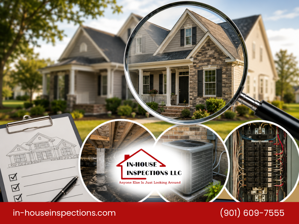 1 In-House Inspections LLC home inspection services showing residential systems