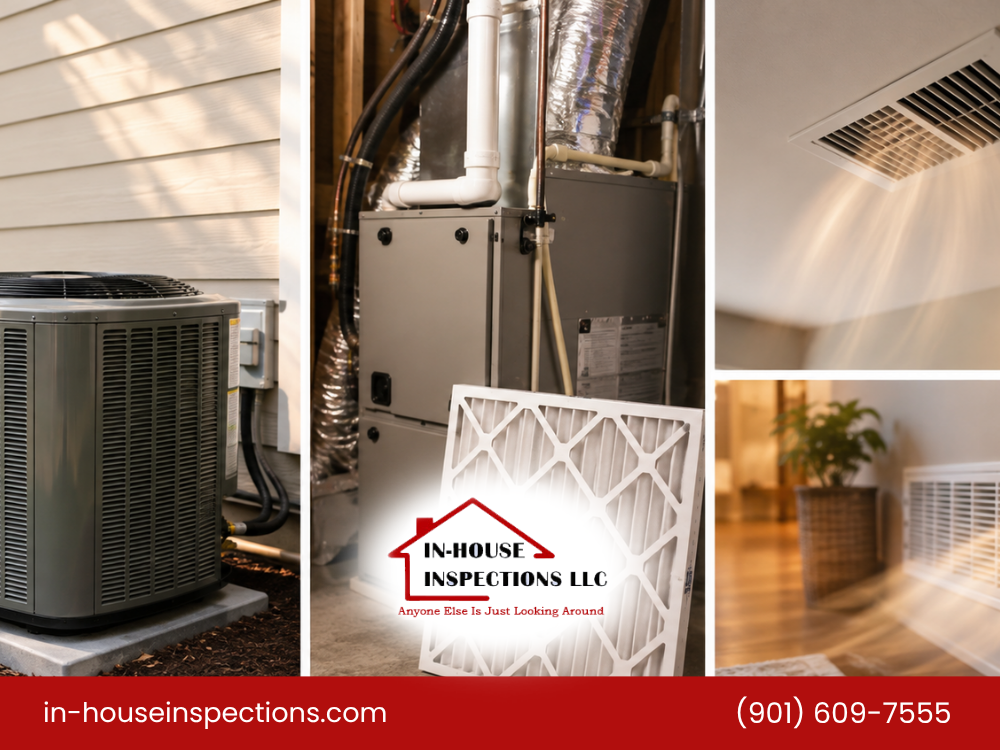 HVAC system and air filter inspection